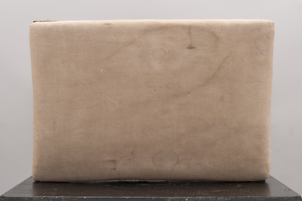 Hunting lodge of Stupinigi, Footrest Bonzanigo-Bolgiè Inv. 675 - before restoration