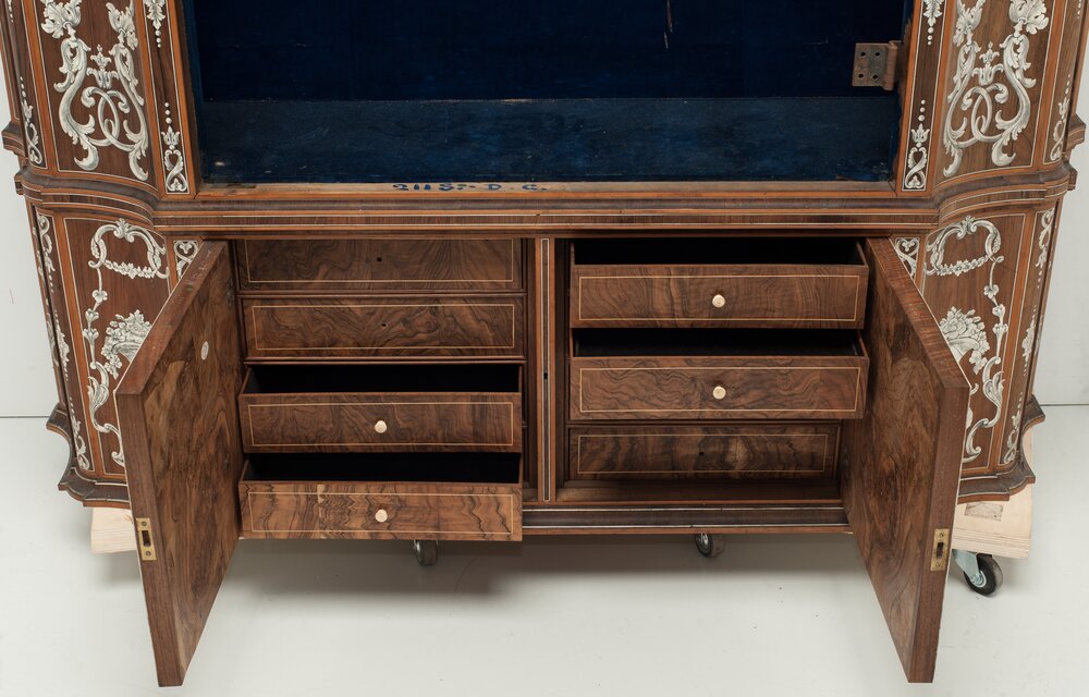 Nichelino, Hunting Palace of Stupinigi, Medal Piffetti Inv. 2468 - lower body before restoration