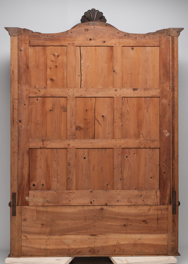 Nichelino, Hunting Palace of Stupinigi, Medal Piffetti Inv. 2468 verse - before restoration