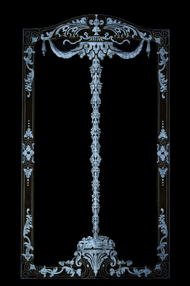 Nichelino, Hunting Palace of Stupinigi, Medal Piffetti, inv. 2468 - UV analysis