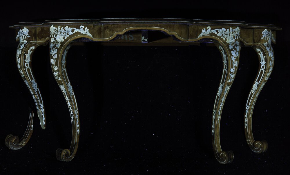 Nichelino, Hunting Palace of Stupinigi, Medal Piffetti, inv. 2468 - UV analysis