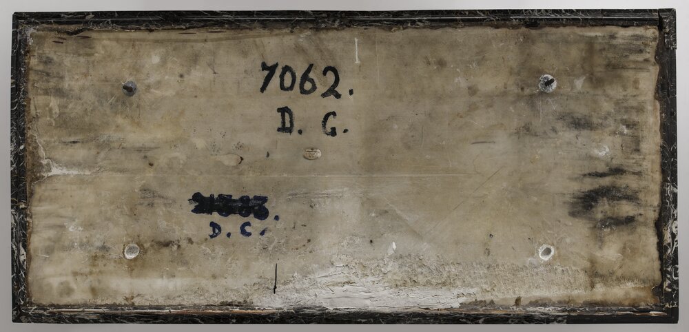 Stupinigi Hunting House, Wall Table inv. 298 - before restoration