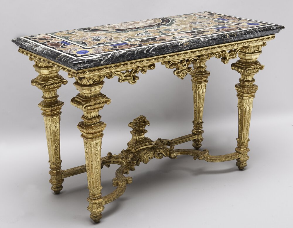 Stupinigi Hunting House, Wall Table inv. 298 - after restoration