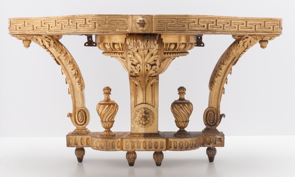 Hunting Palace of Stupinigi, Console inv. 459 - during the restoration