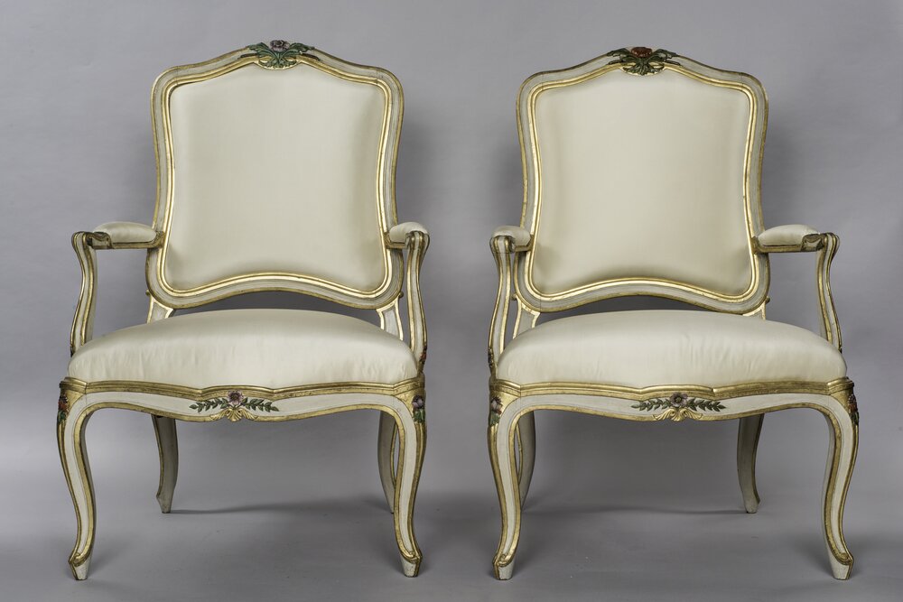 Hunting House of Stupinigi, Armchairs inv. 1135, 1136 - after restoration