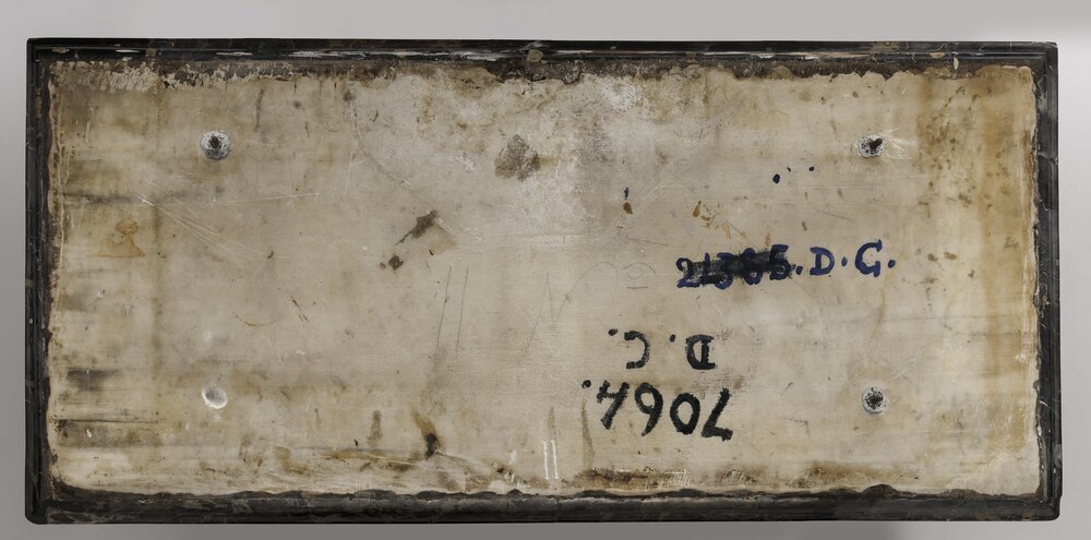 Stupinigi Hunting House, Wall Table inv. 299 - before restoration