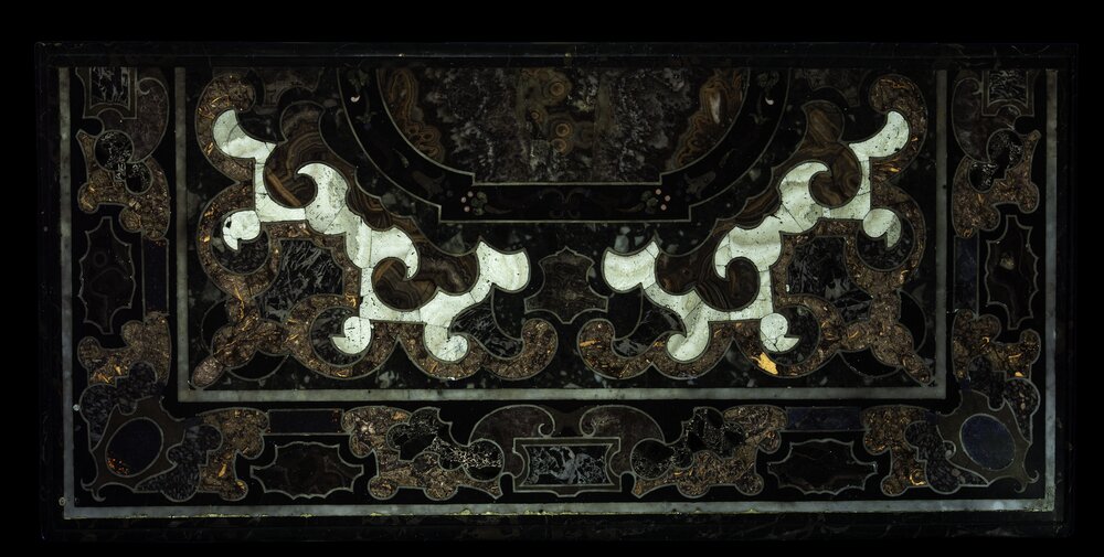 Stupinigi Hunting House, Wall Table inv. 299 - UV analysis