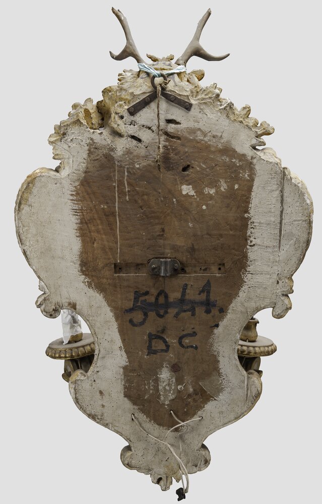 Stupinigi Hunting House, Fan inv. 539 verso - before restoration