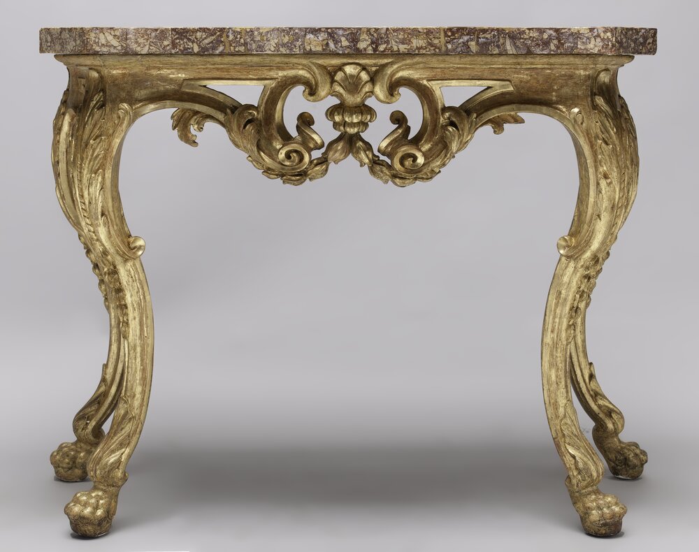 Stupinigi Hunting House, Wall Table inv. 1086 - after restoration