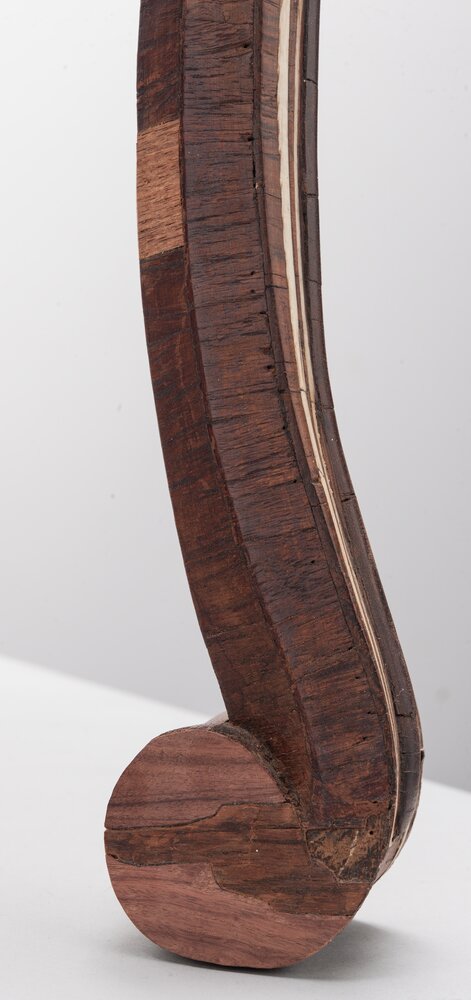 Turin, Museum of Decorative Arts Accorsi-Ometto, P. Piffetti, Cofano forte - during the restoration