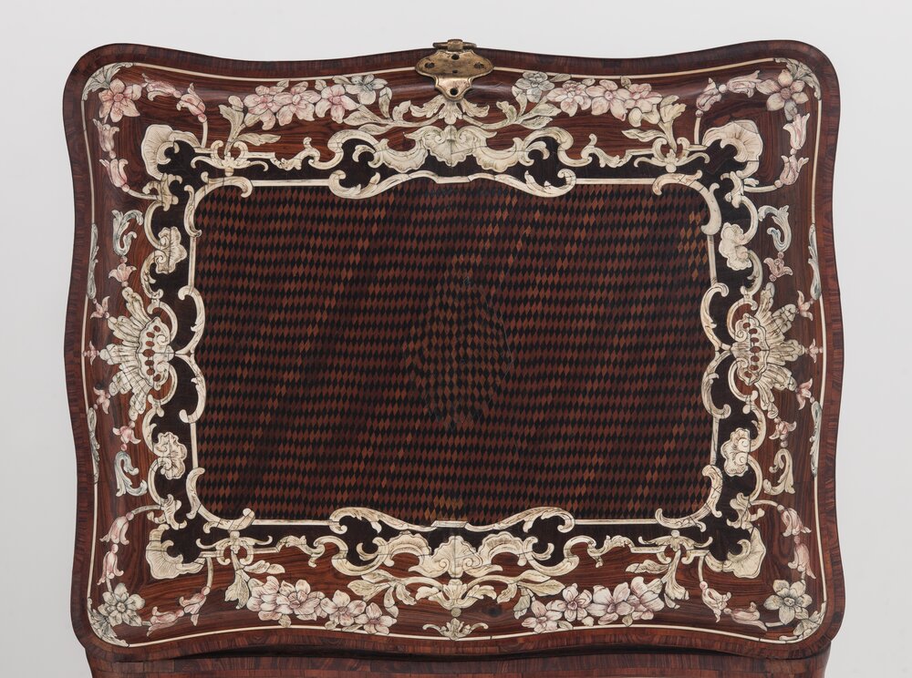 Turin, Museum of Decorative Arts Accorsi-Ometto, P. Piffetti, Cofano forte - after restoration