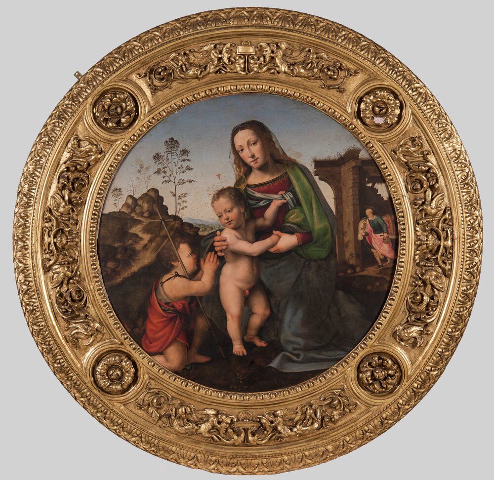 25mc57-TA-2014_Torino, Galleria Sabauda, G. Bugiardini, Sacra famiglia con san Giovannino, inv. 253