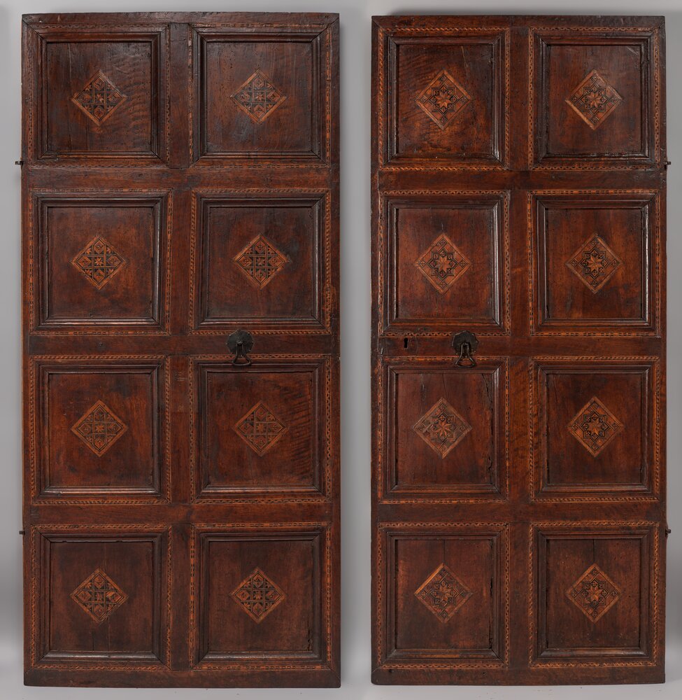 Turin, Galleria Sabauda, Wardrobe with sacristy, inv. 27 - before restoration