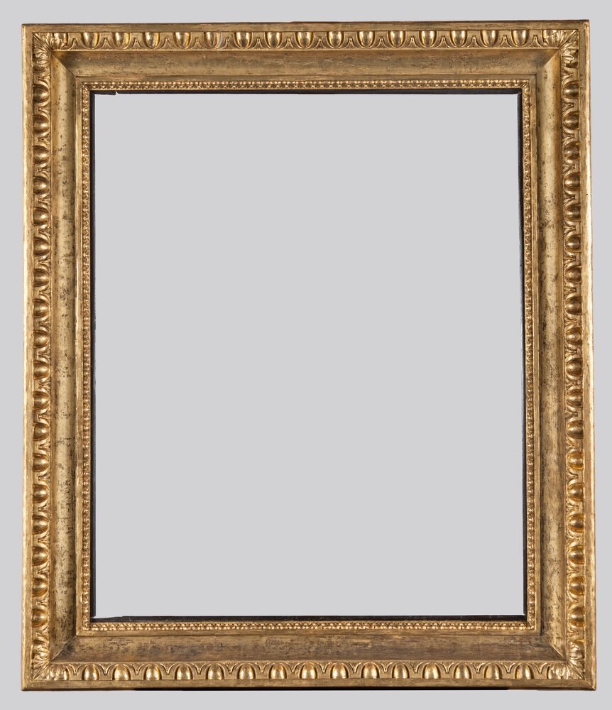 Torino, Galleria Sabauda, F. Desportes, Natura morta con selvaggina, inv. 495, cornice dopo il restauro