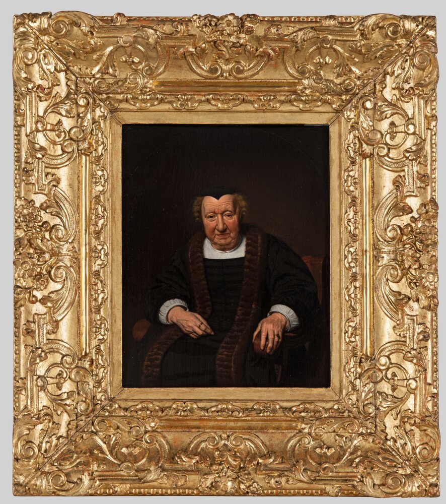 Turin, Galleria Sabauda, M. Van Musscher, Portrait of an elderly woman, inv. 36 - after restoration