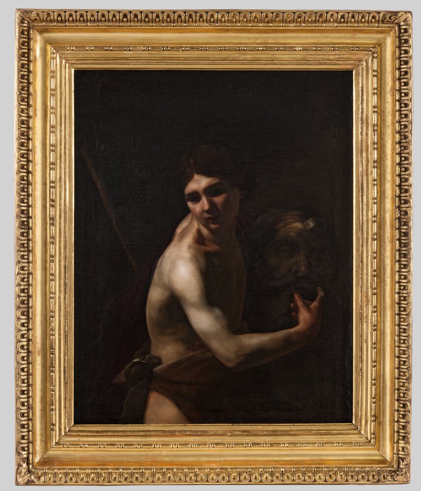 Turin, Galleria Sabauda, O. Riminaldi, Davide con la testa di golia, inv. 98 - after restoration