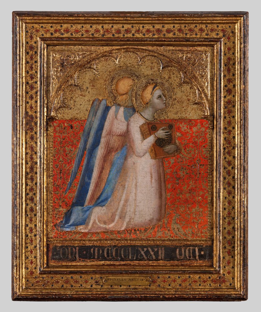 Torino, Galleria Sabauda, S. Spinelli (Aretino), Angeli, inv. 976 - dopo il restauro