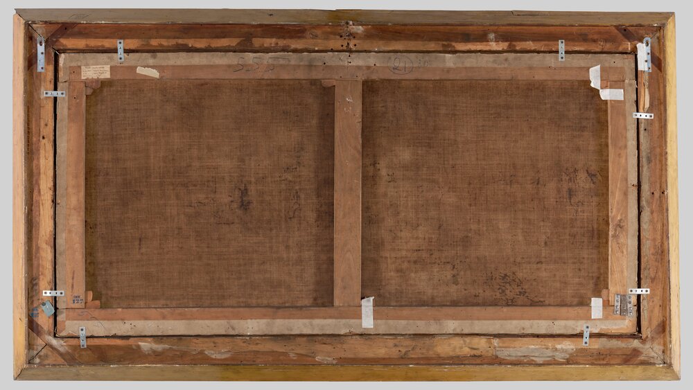 Turin, Galleria Sabauda, A. Magnasco, Journey of the Friars, inv. 127, verso - before restoration