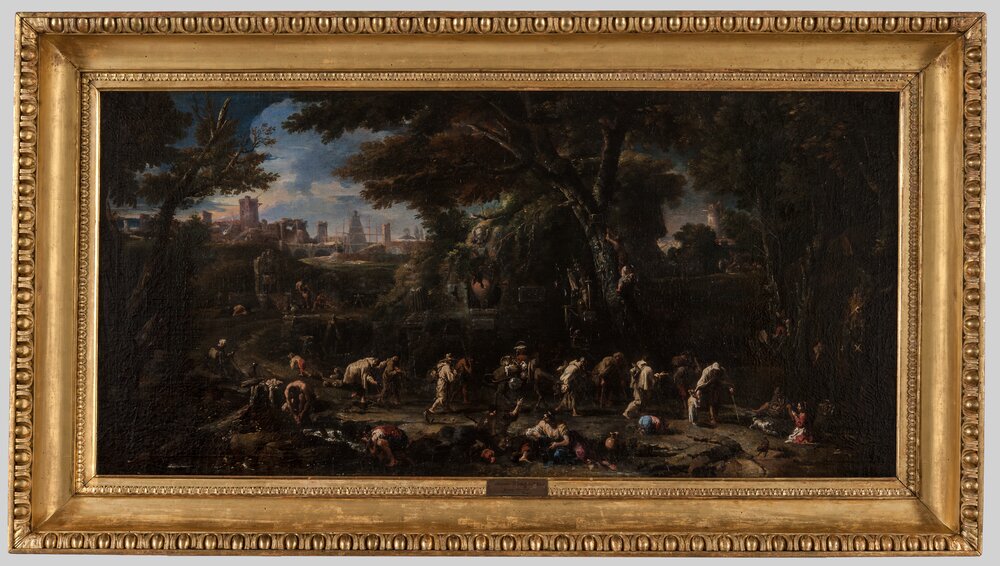 Turin, Galleria Sabauda, A. Magnasco, Journey of the Friars, inv. 127 - after restoration