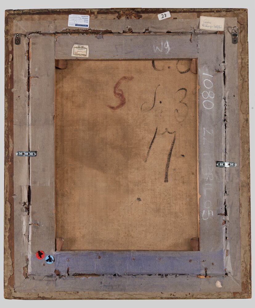 Turin, Galleria Sabauda, C. F. Beaumont, Triumph of Venus and Love, inv. 59, verso - before restoration