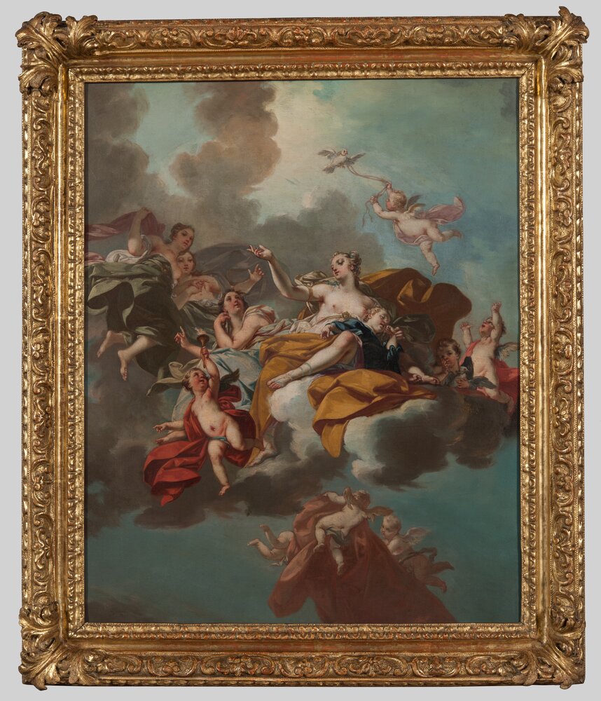 Turin, Galleria Sabauda, C. F. Beaumont, Triumph of Venus and Love, inv. 59 - after restoration