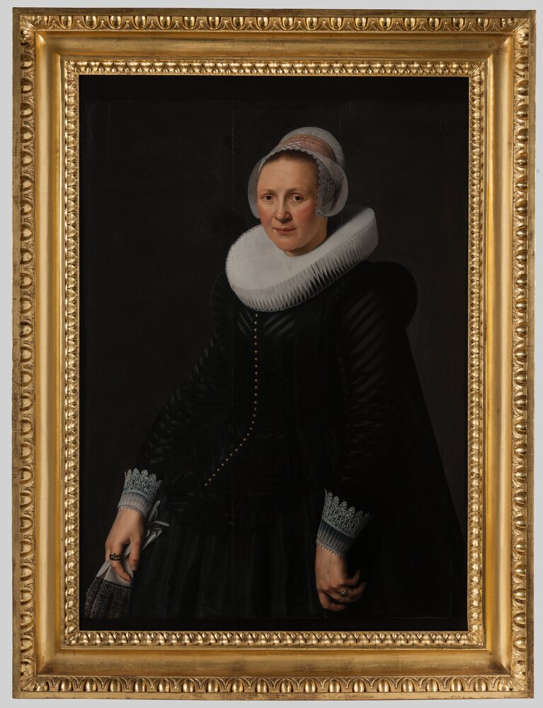 Torino, Galleria Sabauda, N. E. Pickenoy, Ritratto di donna, inv. 68 - dopo il restauro