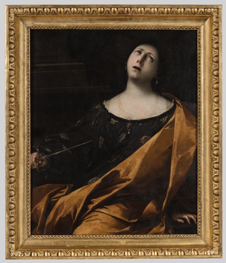 Torino, Galleria Sabauda, F. Cairo, Morte di Lucrezia romana, inv. 378 - dopo il restauro