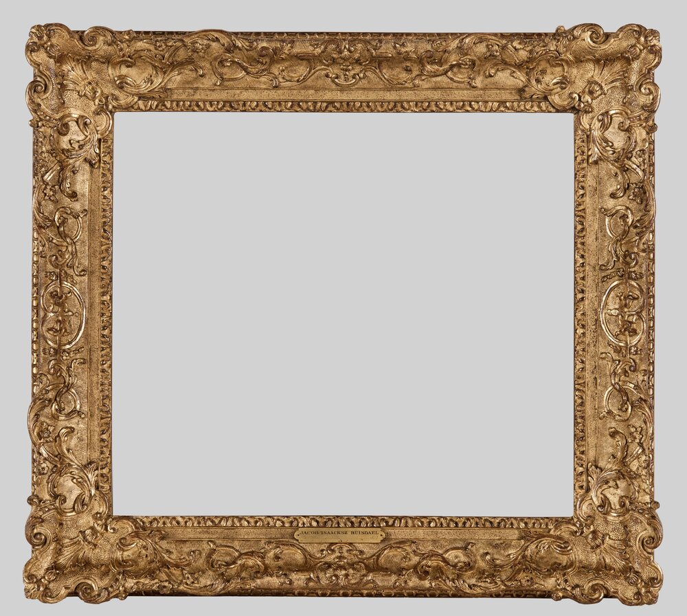 Torino, Galleria Sabauda, J.  Van Ruisdael, Paesaggio campestre, inv. 60 - cornice - dopo il restauro