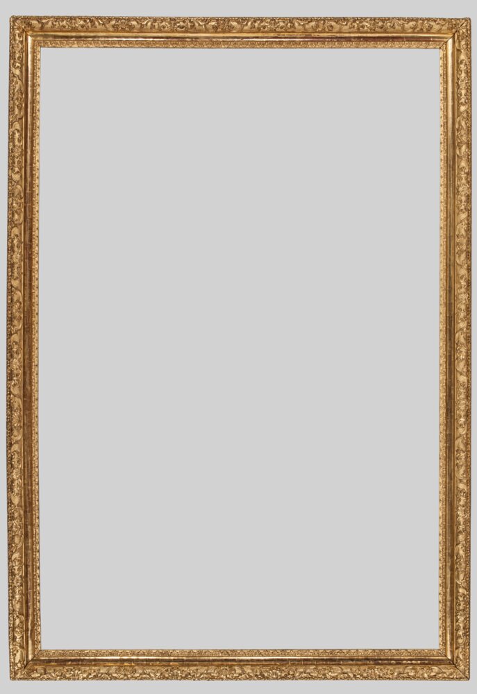 Torino, Galleria Sabauda, A. Semino, Adorazione dei pastori, inv. 385, cornice - dopo il restauro