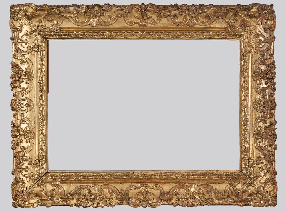 Torino, Galleria Sabauda, D. Teniers, Giocatori di carte, inv. 287, cornice - dopo il restauro