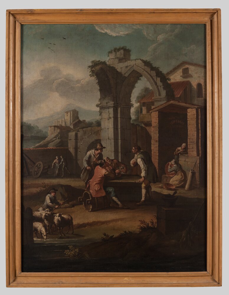 25mc41-TE-2014_Torino, Galleria Sabauda, G. M. Graneri, Giocatori di morra, inv. 780