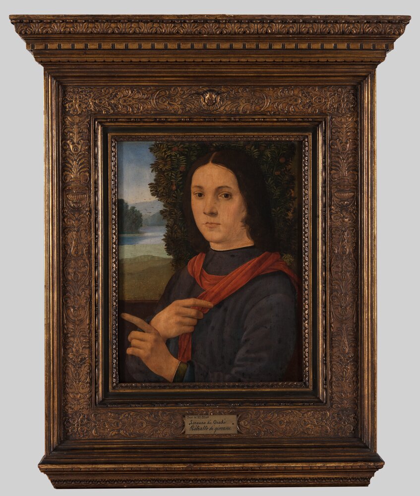 25mc17-TA-2014_Torino, Galleria Sabauda, L. di Credi, Ritratto di giovane, inv. 188