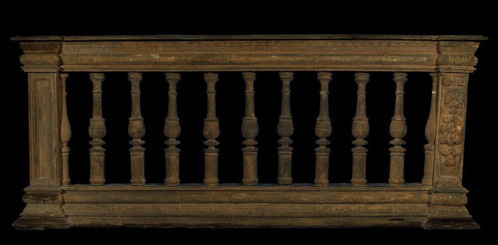 Turin, Galleria Sabauda, 2 Balaustre, inv. 88, 89 - UV analysis