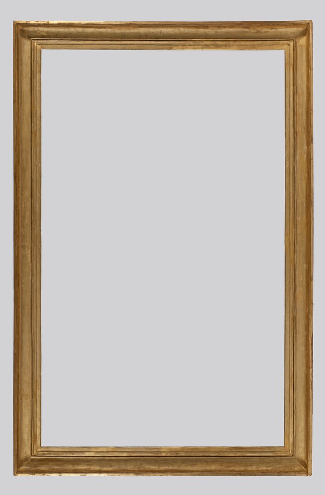 Torino, Galleria Sabauda, G. F. Barbieri (Guercino), Santa Geltrude e santa Lucrezia, inv. 140 - cornice - dopo il restauro