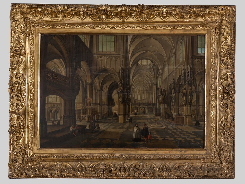 25mc58-TA-2014_Torino, Galleria Sabauda, H. Van Steenwyck, Interno di chiesa cattolica, inv. 31
