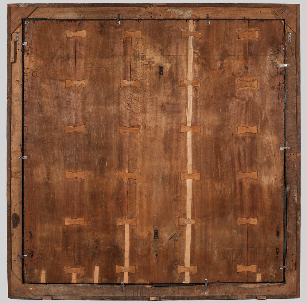 Turin, Galleria Sabauda, F. Botticini, Coronation of the Virgin, inv. 186, verse - before restoration