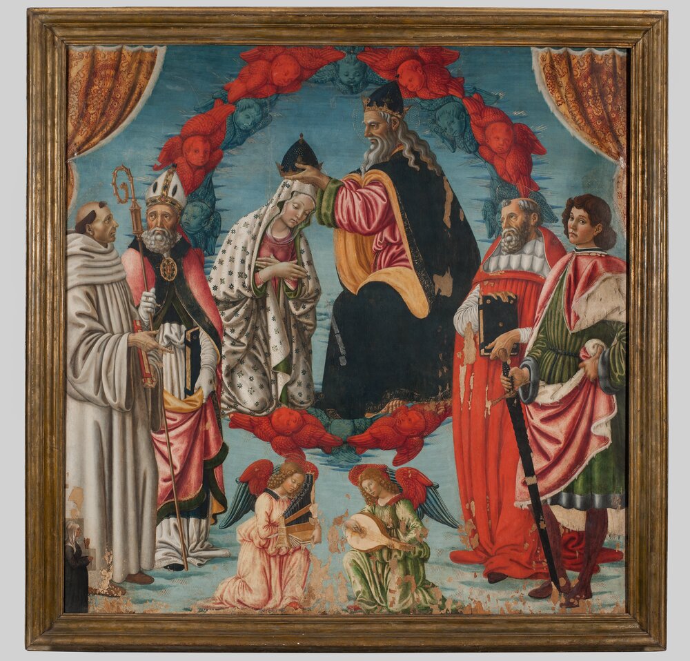 25mc15-TA-2014_Turin, Galleria Sabauda, F. Botticini, Coronation of the Virgin, inv. 186