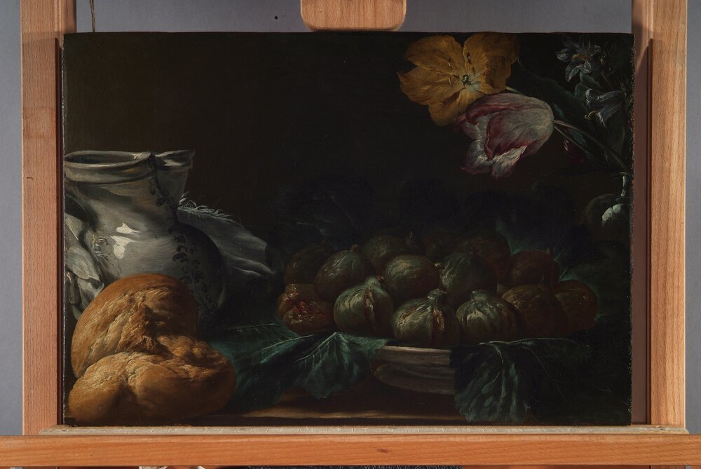 Galleria Sabauda, Still life with figs inv. 673, cat. 285 - analysis ld