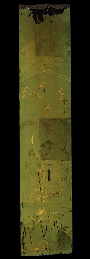 Venaria, Reggia, Panel 5 - UV analysis during restoration