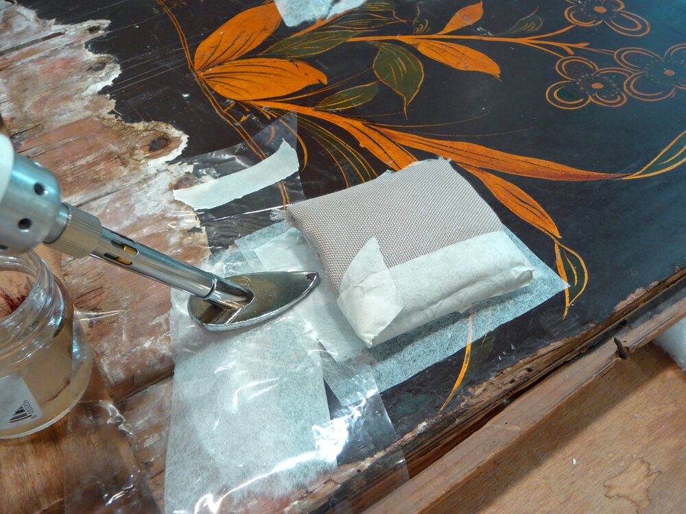 Venaria, Reggia, Panel 7 - during the restoration