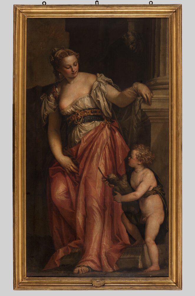 17mc02-TE-2014_Verbania, Villa San Remigio, P. Caliari (Veronese), Allegory of Sculpture, inv. 40296