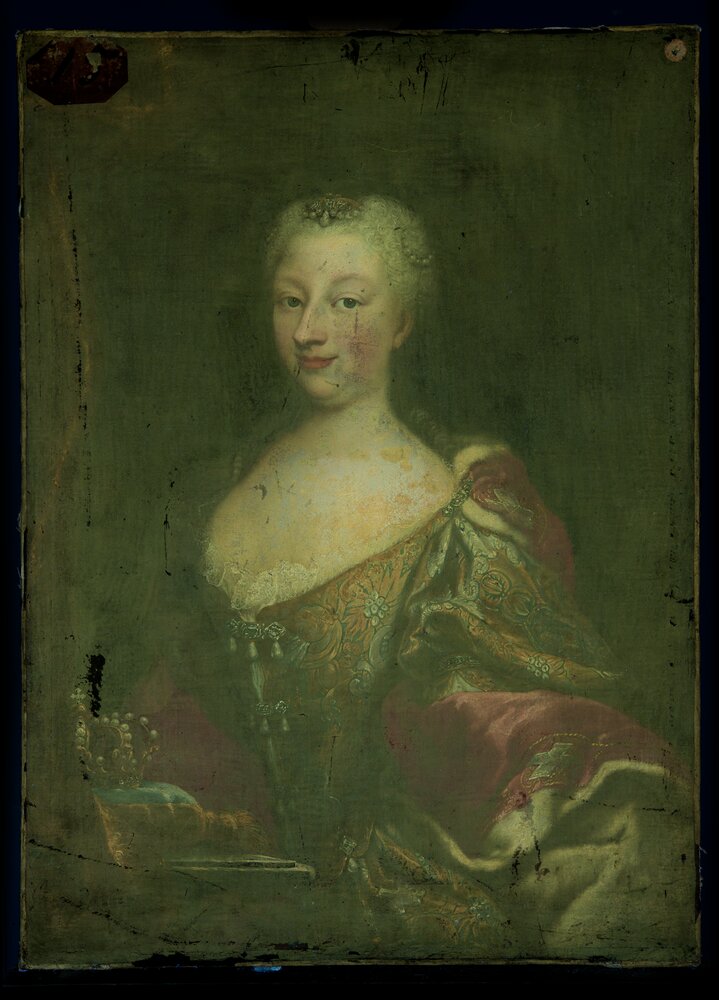 Ritratto di Polissena d'Assia Inv. 1525 - analisi UV
