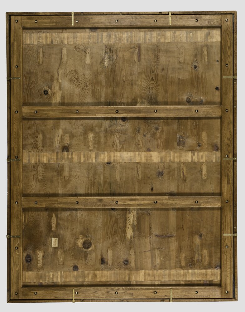 Milano, Pinacoteca di Brera, B. Luini, Preparativi per la partenza degli ebrei, inv. 67, verso - dopo il restauro