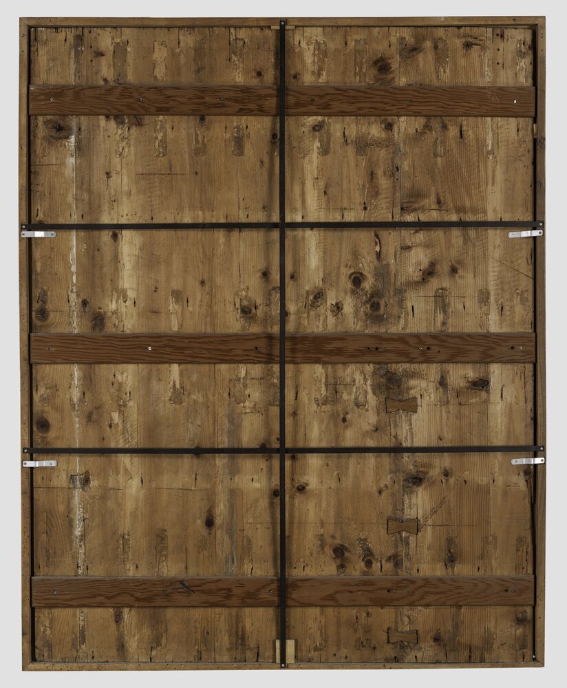 Milano, Pinacoteca di Brera, B. Luini, Severe fugge dalle ninfe salvato da Mercurio trasformato in cavallo, inv. 9, verso - prima del restauro