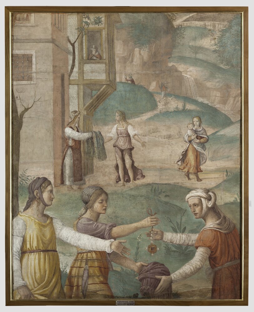 55mc05-DM-2014_Milano, Pinacoteca di Brera, B. Luini, I doni degli egiziani agli ebrei, inv. 5523