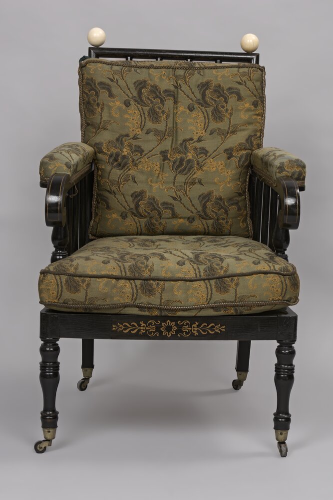 Santena, Castello Cavour, Poltrona, inv. II/266 - dopo il restauro
