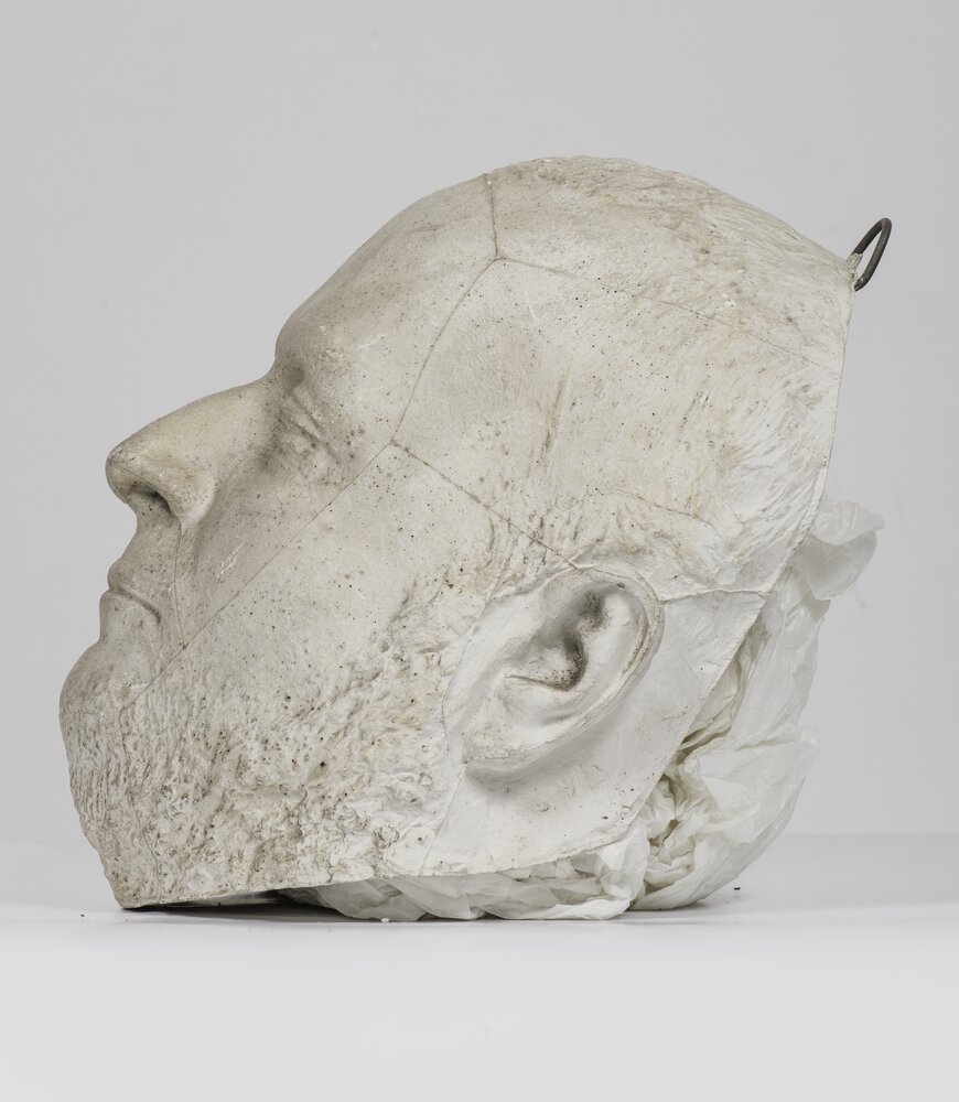 Santena, Castello Cavour, Maschera funeraria di Camillo Cavour, inv. II/279 - prima del restauro