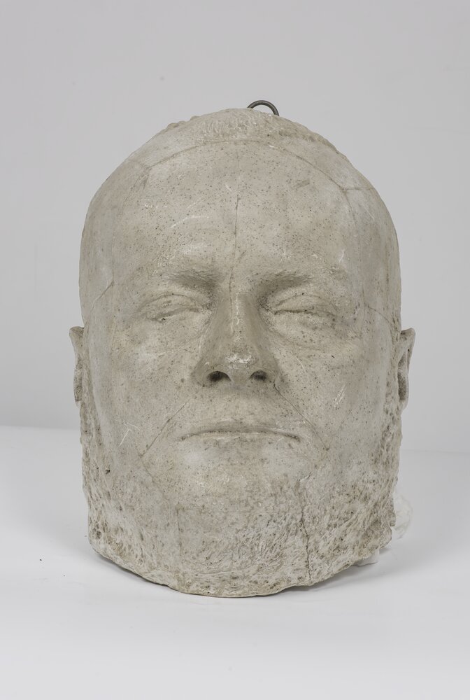 08mc19-ML-2014_Santena, Castello Cavour, Maschera funeraria di Camillo Cavour, inv. II/279