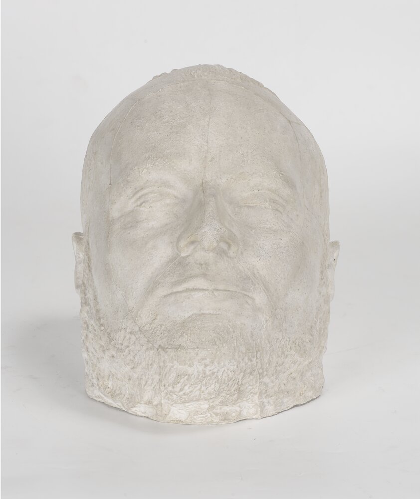 Santena, Castello Cavour, Maschera funeraria di Camillo Cavour, inv. II/279 - dopo il restauro