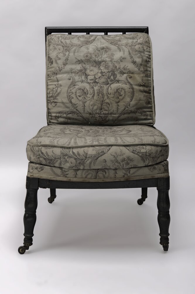 Santena, Castello Cavour, Sedia, inv. II/267 - prima del restauro